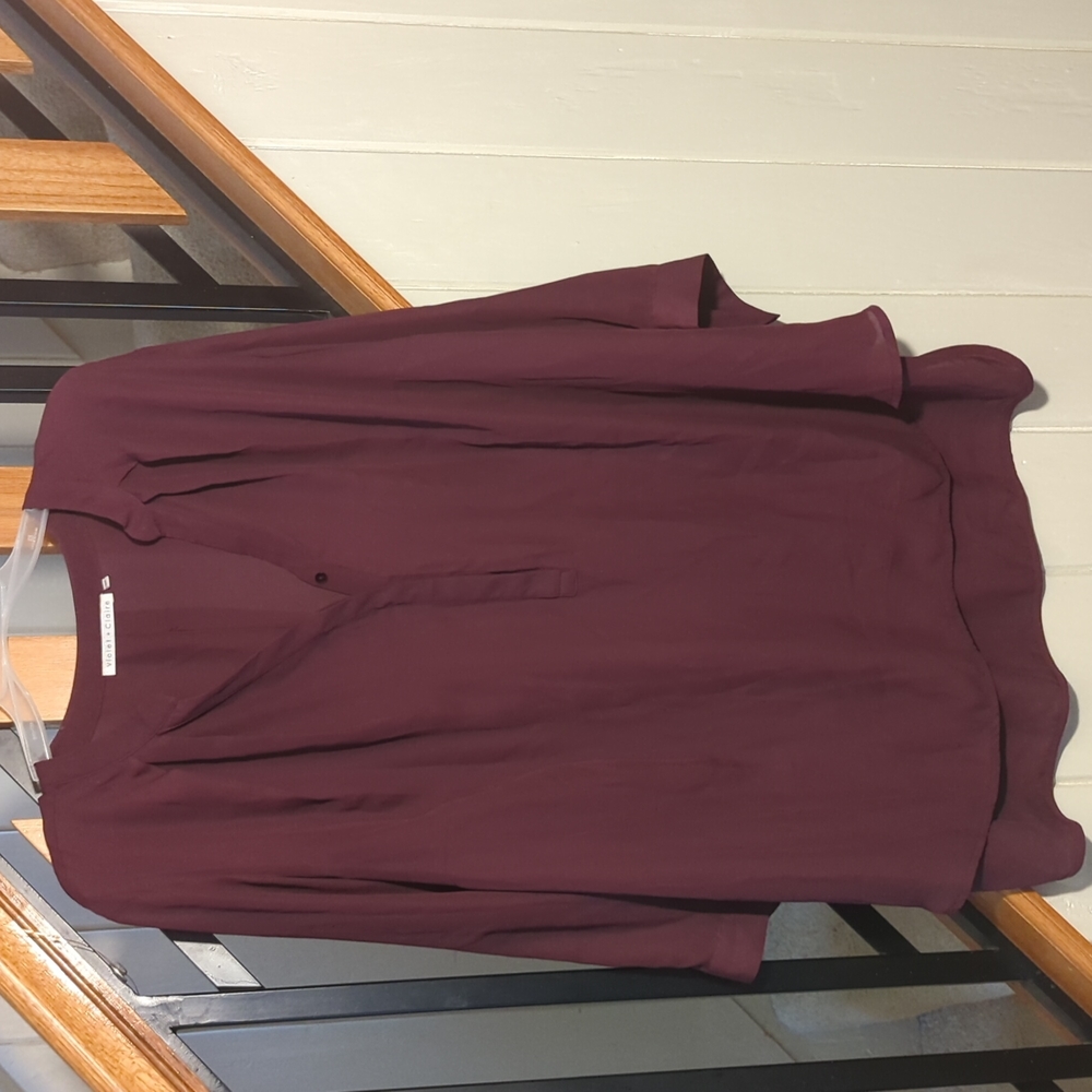 Burgundy blouse